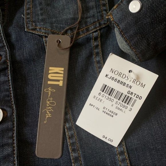 Kut from the Kloth Helena Denim Jacket Size XS - Picture 9 of 11